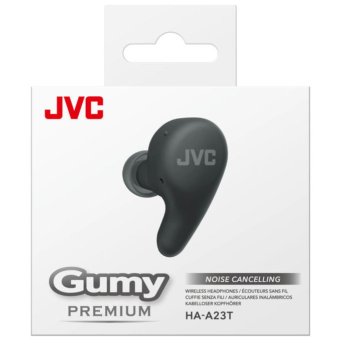 JVC HA-A23T-B-U Gumy Premium Auricolari True Wireless Bluetooth 5.4 Cancellazione Rumore IPX4 26h colore Nero