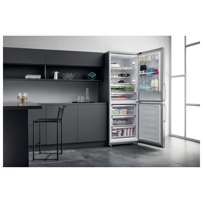 Hotpoint HA70BE 72 X Frigorifero Combinato 462 L 195 cm Classe E 40 dB No Frost colore Acciaio Inox