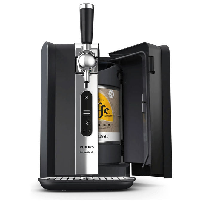 Philips HD3770-90 Serie 7000 Spillatore di Birra 6 L con Display LCD Temperatura Regolabile e Freschezza fino a 30 Giorni colore Nero