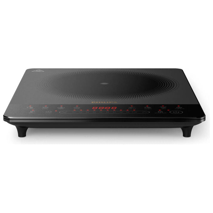 Philips piastra a induzione serie 5000 HD5850-90, 2000W, 10 livelli di potenza, 8 programmi, touch, vetroceramica, nero