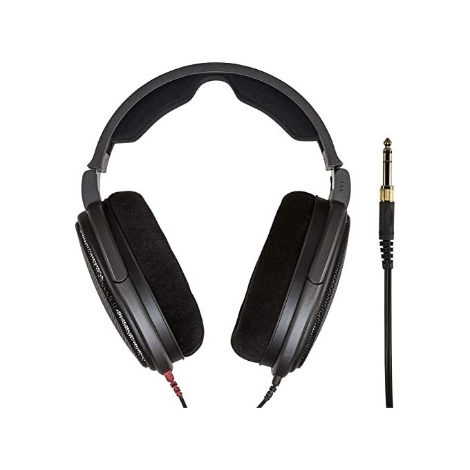 Sennheiser 4465 HD 600 Cuffie Aperte Dinamiche Audiophile Hi-Fi Impedenza 300 Ohm Sensibilita' 97 dB Risposta in Frequenza 12 - 40500 Hz colore Nero e Grigio
