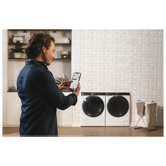 Hoover HDY7H9A3BCEX-S H-DRY 700 Asciugatrice Pompa di Calore 9 Kg Classe C Wi-Fi Bluetooth 17 Programmi (84.5x59.5x70 cm) colore Bianco