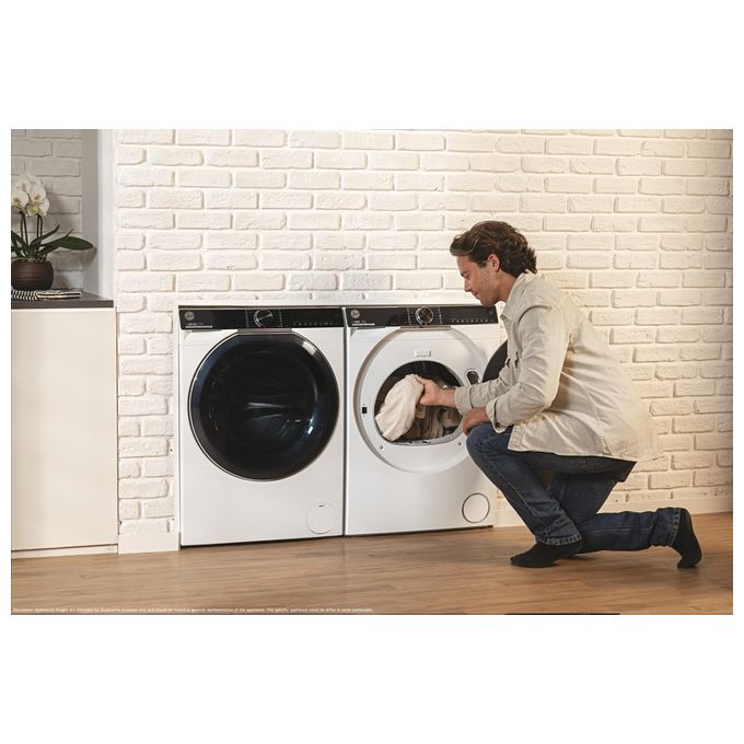 Hoover HDY7H9A3BCEX-S H-DRY 700 Asciugatrice Pompa di Calore 9 Kg Classe C Wi-Fi Bluetooth 17 Programmi (84.5x59.5x70 cm) colore Bianco