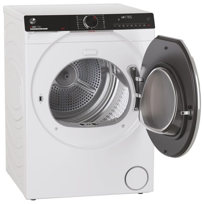 Hoover HDY7H9A3BCEX-S H-DRY 700 Asciugatrice Pompa di Calore 9 Kg Classe C Wi-Fi Bluetooth 17 Programmi (84.5x59.5x70 cm) colore Bianco