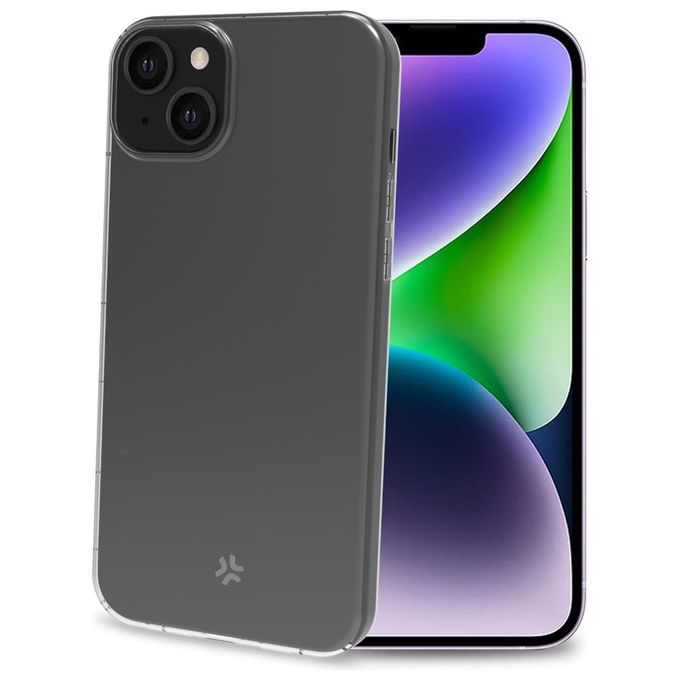 Celly HEXAGEL1055WH Hexagel Cover per iPhone 15 Plus colore Bianco