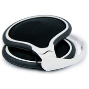 Hi-Thin Cuffie Ergonomiche Traspiranti Ripiegabile con microfono e jack 3,5mm White