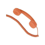 HI-FUN Hi-Ring Mini Cornetta Telefonica Portatile Vintage Arancione con Jack Standard da 3.5mm per Smartphone e Auricolari