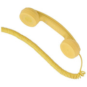 HI-FUN Mini Cornetta Telefonica Portatile Vintage Jack 3.5 Mini Yellow Auricolari Cellulare Design Retro Eccellente