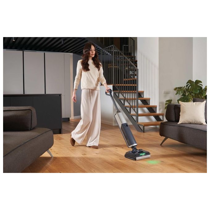 Haier HFWZ510 011 Aspiratore Verticale con Pulizia Automatica Autonomia 50 min Potenza 300 W colore Argento