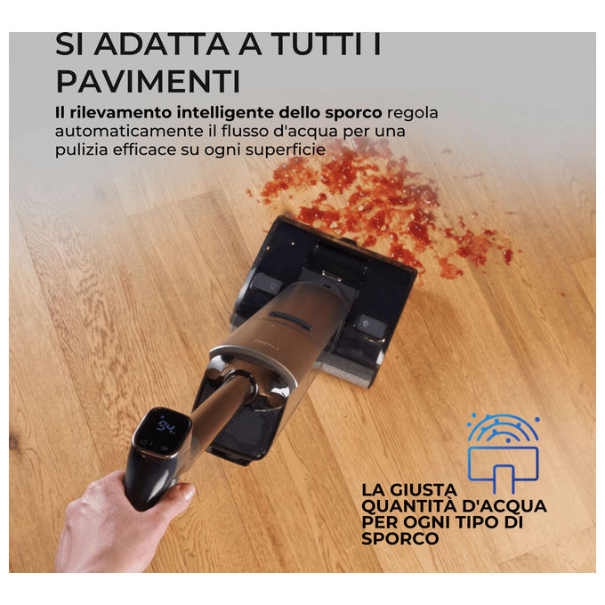 Haier HFWZ510 011 Aspiratore Verticale con Pulizia Automatica Autonomia 50 min Potenza 300 W colore Argento