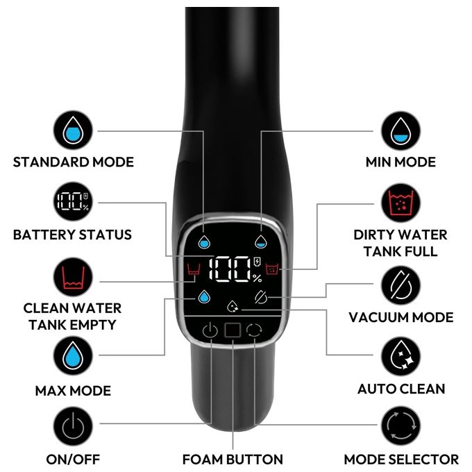 Haier HFWZ510 011 Aspiratore Verticale con Pulizia Automatica Autonomia 50 min Potenza 300 W colore Argento