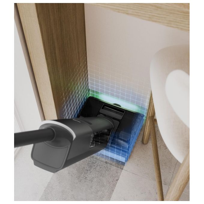 Haier HFWZ510 011 Aspiratore Verticale con Pulizia Automatica Autonomia 50 min Potenza 300 W colore Argento