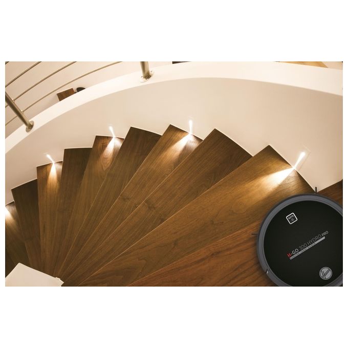 Hoover HGO330HC H-GO 300 Robot aspirapolvere Gyroscopico 0,35 L autonomia 120 min Wi-Fi Alexa 65 dB colore Nero