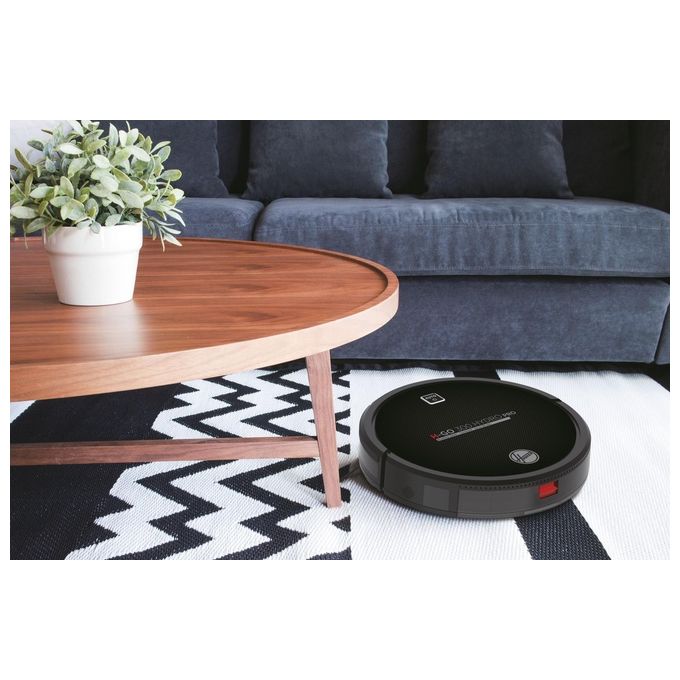 Hoover HGO330HC H-GO 300 Robot aspirapolvere Gyroscopico 0,35 L autonomia 120 min Wi-Fi Alexa 65 dB colore Nero