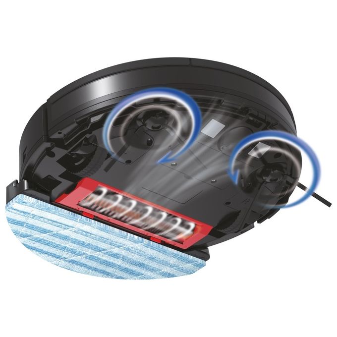 Hoover HGO330HC H-GO 300 Robot aspirapolvere Gyroscopico 0,35 L autonomia 120 min Wi-Fi Alexa 65 dB colore Nero