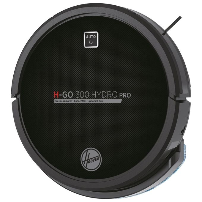 Hoover HGO330HC H-GO 300 Robot aspirapolvere Gyroscopico 0,35 L autonomia 120 min Wi-Fi Alexa 65 dB colore Nero