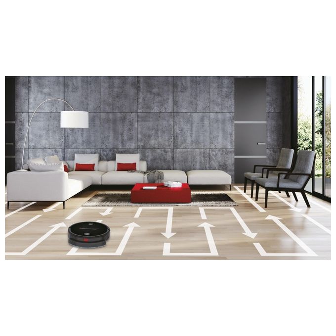 Hoover HGO330HC H-GO 300 Robot aspirapolvere Gyroscopico 0,35 L autonomia 120 min Wi-Fi Alexa 65 dB colore Nero