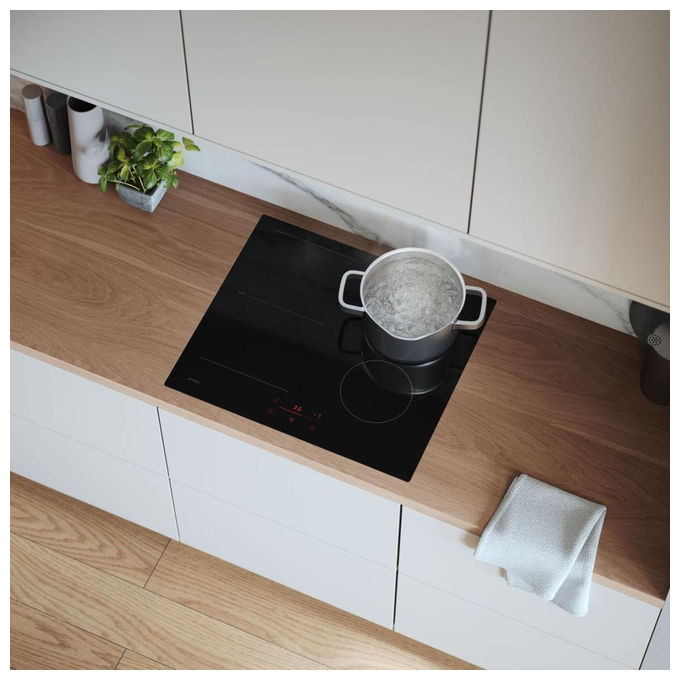 Asko, Piano Cottura a Induzione, 60 cm, 4 Zone, Nero, HI2642FBG1