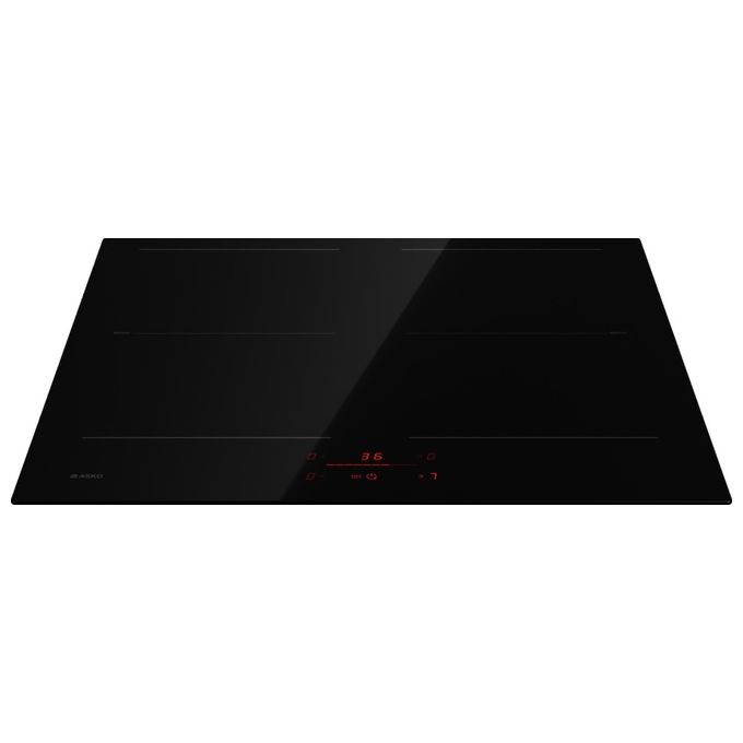 Asko, Piano Cottura a Induzione, 60 cm, Nero Lucido, Vetroceramica, HI2643FBG1
