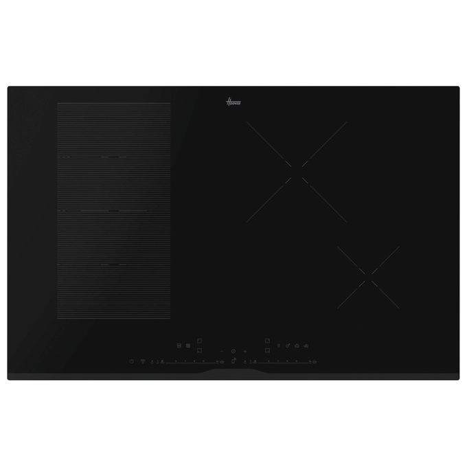 Hoover, Piano Cottura a Induzione, 80 cm, da Incasso, 5 Zone Cottura, Nero