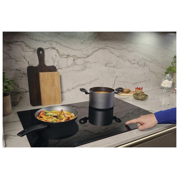 Hoover, Piano Cottura a Induzione, 80 cm, da Incasso, 5 Zone Cottura, Nero