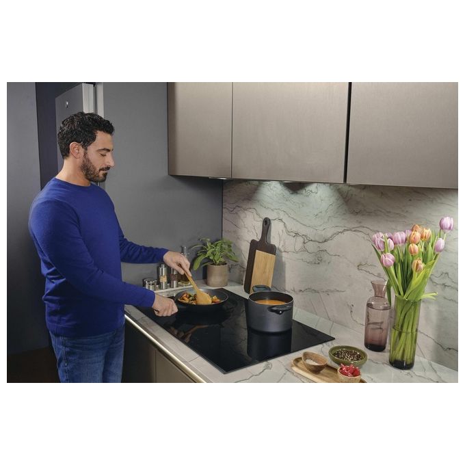 Hoover, Piano Cottura a Induzione, 80 cm, da Incasso, 5 Zone Cottura, Nero