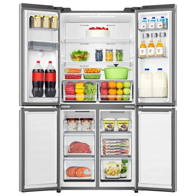 Hisense RQ5P470SMIE Frigorifero 4 Porte 460 L 178 cm Classe E 37 dB Total No Frost Wi-Fi Dispenser Acqua colore Inox