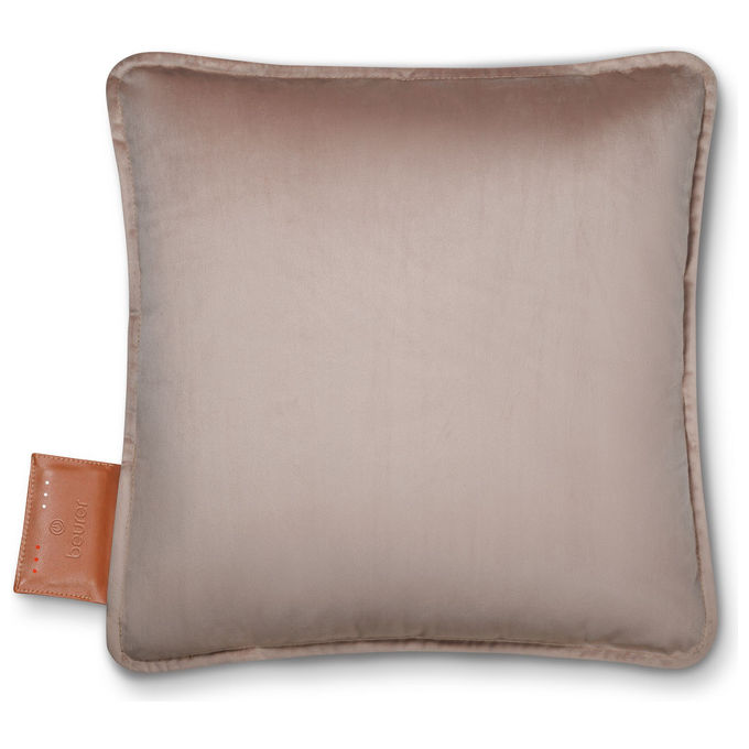Beurer HK 77 Heaty Cuscino Riscaldante Senza Fili Smokey Taupe 450x450 mm