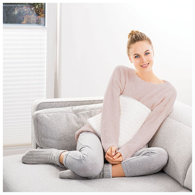 Beurer HK 43 Supercosy Termoforo Elettrico 100W 3 livelli temperatura 44x33 cm lavabile colore Bianco