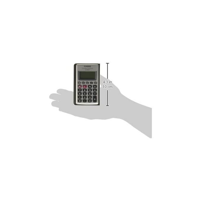 Casio Hl-820VA Calcolatrice Tascabile Display a 8 Cifre e Struttura In Metallo Argento