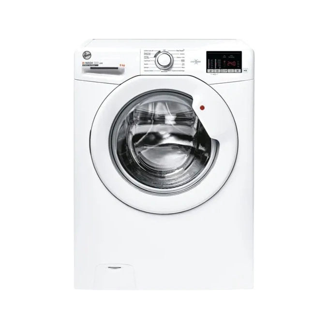 Hoover H3W 492DE-11 H-WASH 300 LITE Lavatrice Frontale 9 Kg 1400 rpm Classe D AquaStop NFC (85x60x52 cm) colore Bianco