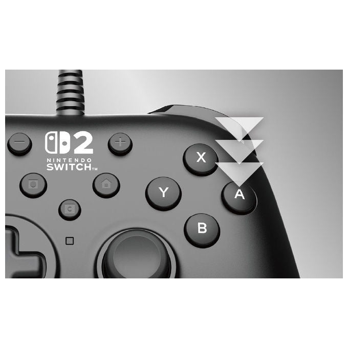 Hori Gamepad Cablato USB Analogico Digitale Horipad Turbo Nero Nintendo Switch 2
