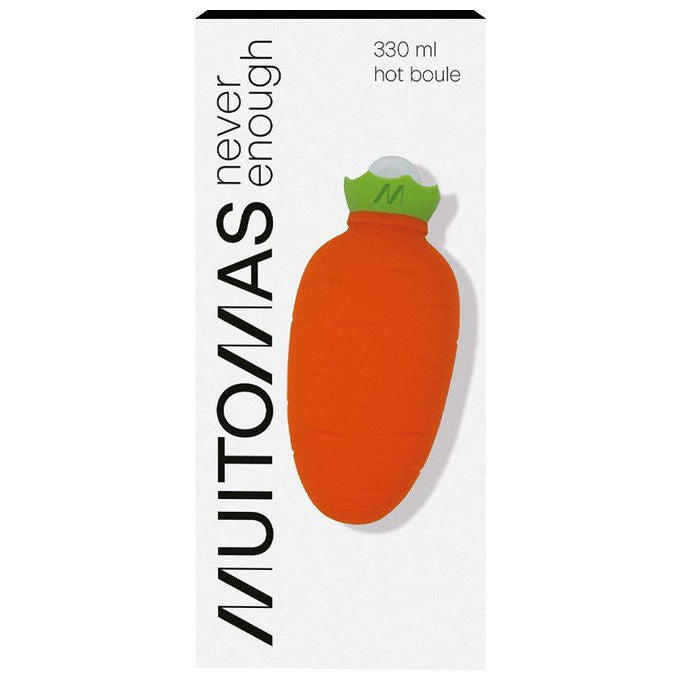Muitomas, Boule Acqua Calda a Forma di Carota, 330ml, Arancione
