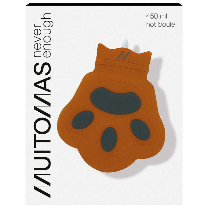 Muitomas, Boule Acqua Calda, Comfort e Design, Marrone, 15x13x3 cm