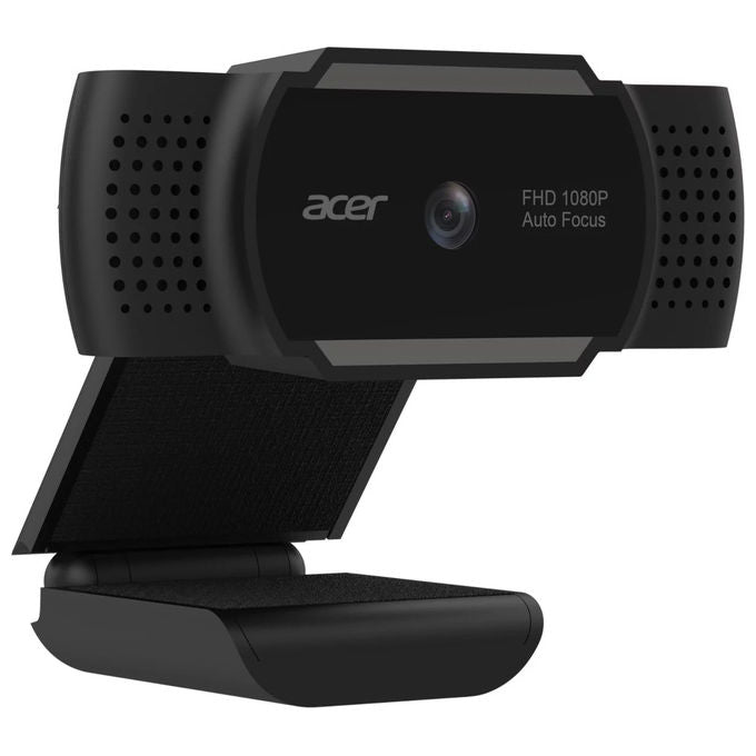 Acer Webcam FHD, USB 2.0, 1920x1080 Pixel, Con Microfono, Nero