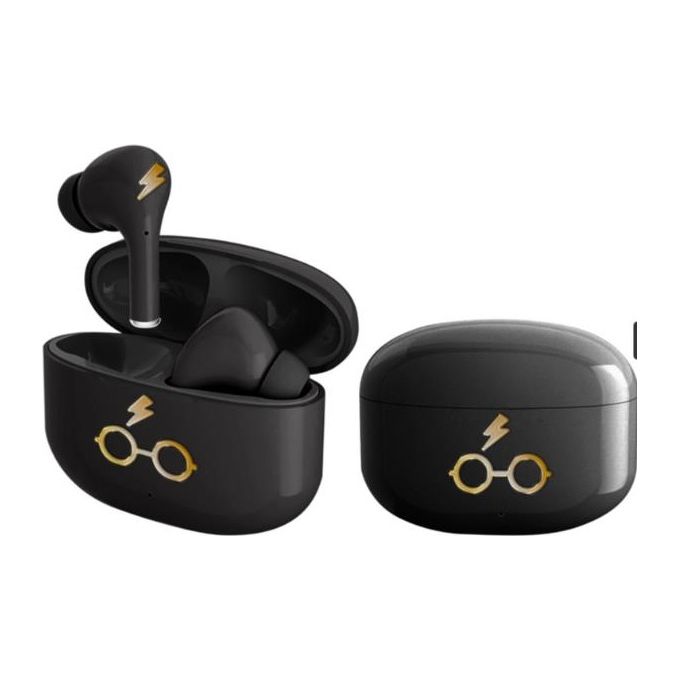 OTL HP1132 Harry Potter Black Gold Core Auricolari TWS Bluetooth 5.0 USB tipo C colore Nero