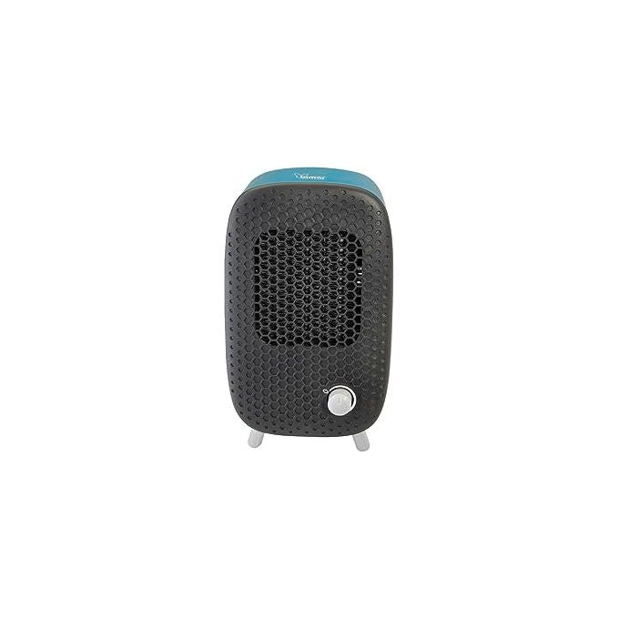 Bimar HP135 Termoventilatore da Tavolo Ceramica PTC 500W Termostato Regolabile Filtro Antipolvere colore Turchese
