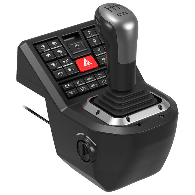 Hori, Volante con Pedali e Joystick USB, Force Feedback, Nero, Compatibile PC