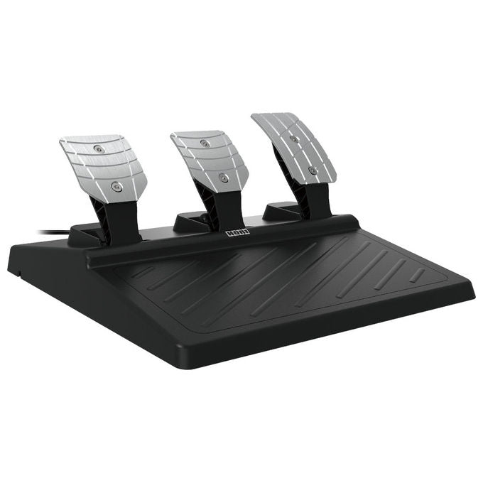 Hori, Volante con Pedali e Joystick USB, Force Feedback, Nero, Compatibile PC