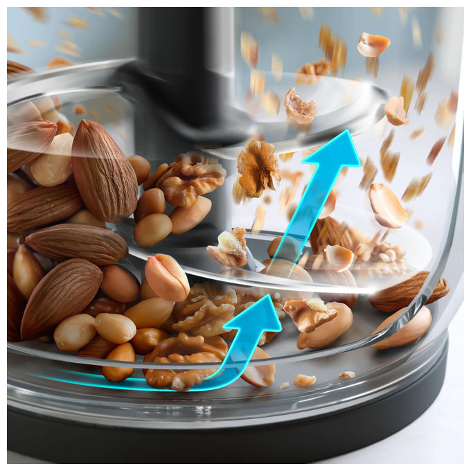 Philips HR1507-00 5000 Series Tritatutto 650W 2L 4 velocita' tecnologia PowerChop lame acciaio inox colore Nero