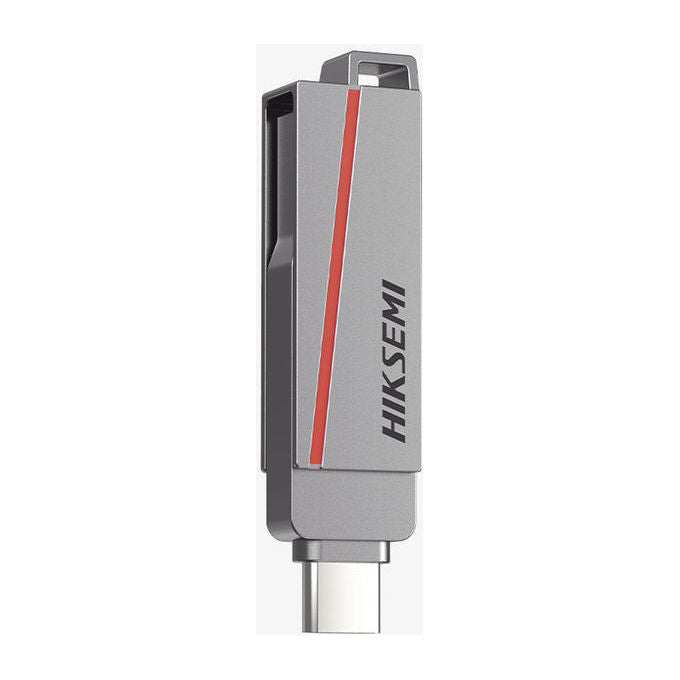 Hiksemi HS-USB-E307C-64G-U3 Unita' Flash USB 128 GB USB Type-A USB Type-C 3.2 Gen 1 150 MB-s 45 MB-s colore Grigio