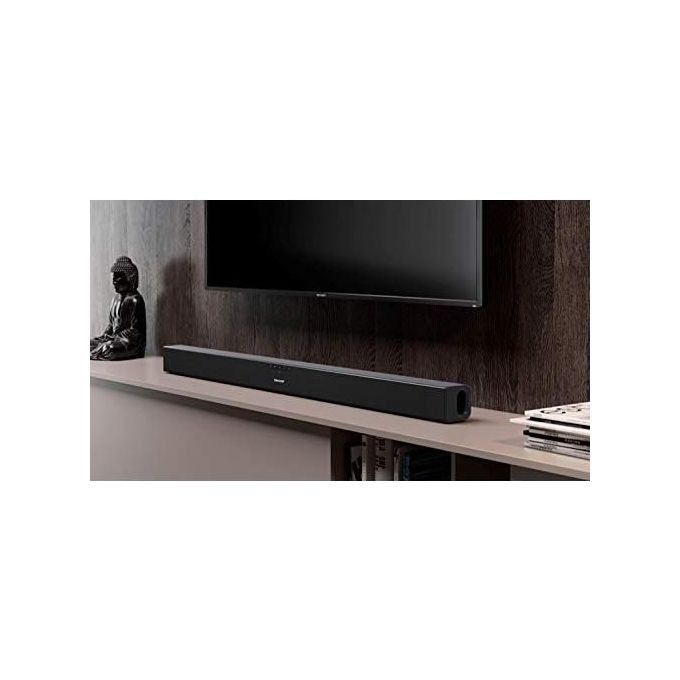 Sharp Soundbar HT-SB140 2.0 150W Bluetooth HDMI ARC-CEC Audio Ottico Nero Satinato