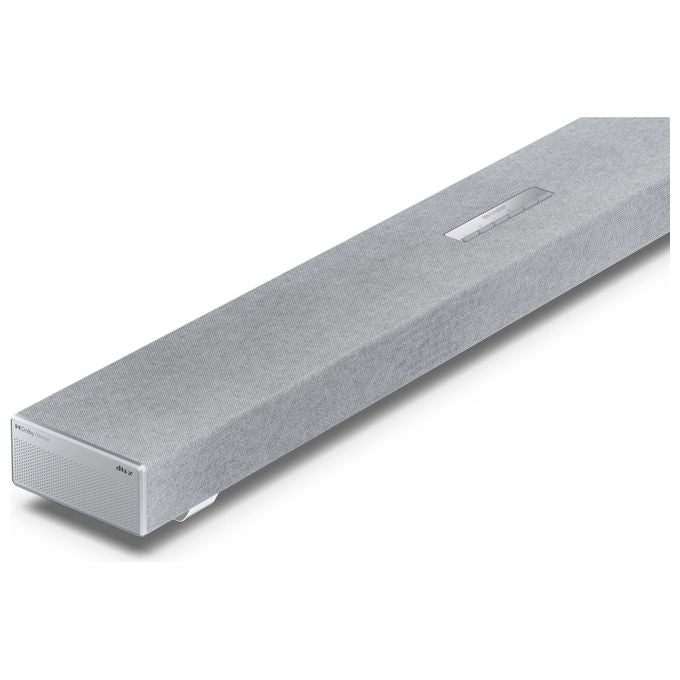 Sharp HT-SBW53121(SL) Soundbar 3.1.2 Dolby Atmos DTS:X 550 W Subwoofer Wireless Bluetooth 5.3 colore Argento
