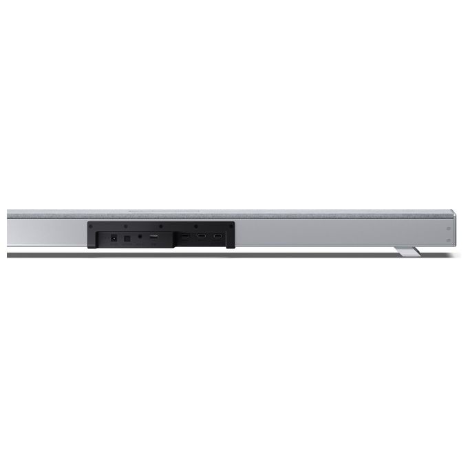 Sharp HT-SBW53121(SL) Soundbar 3.1.2 Dolby Atmos DTS:X 550 W Subwoofer Wireless Bluetooth 5.3 colore Argento