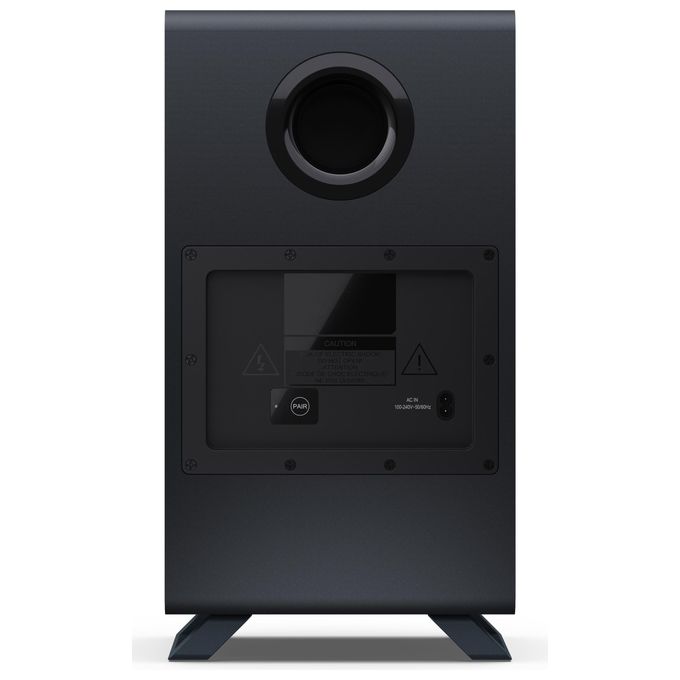 Sharp HT-SBW55121BK Soundbar 5.1.2 con Subwoofer Wireless Dolby Atmos DTS:X Bluetooth 5.3 colore Nero
