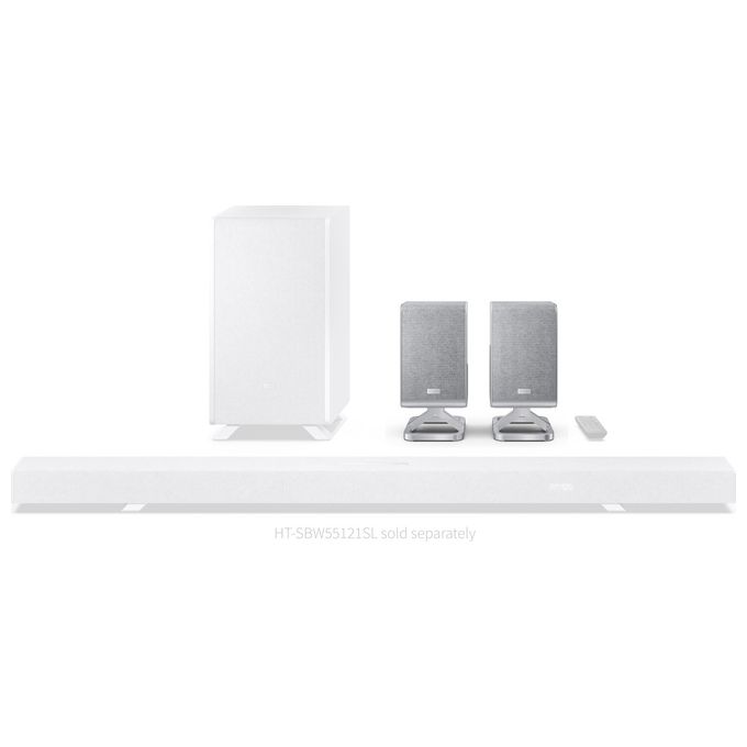 Sharp HT-SPR52021(SL) Altoparlanti Surround Wireless Potenza 66 W Numero Driver 2 Connessione Senza Filo colore Argento