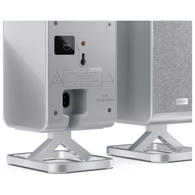 Sharp HT-SPR52021(SL) Altoparlanti Surround Wireless Potenza 66 W Numero Driver 2 Connessione Senza Filo colore Argento