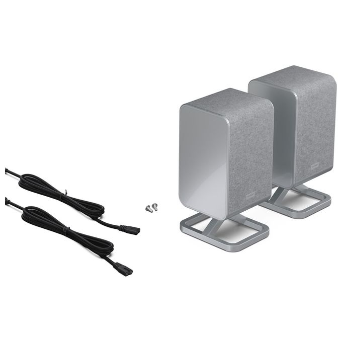 Sharp HT-SPR52021(SL) Altoparlanti Surround Wireless Potenza 66 W Numero Driver 2 Connessione Senza Filo colore Argento