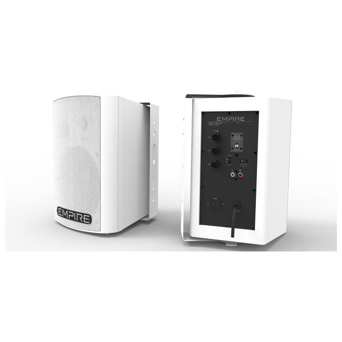 Empire HT.WALL300U Cassa Audio da Parete Wireless UHF 150W 2.0 2 vie staffa integrata display colore Bianco