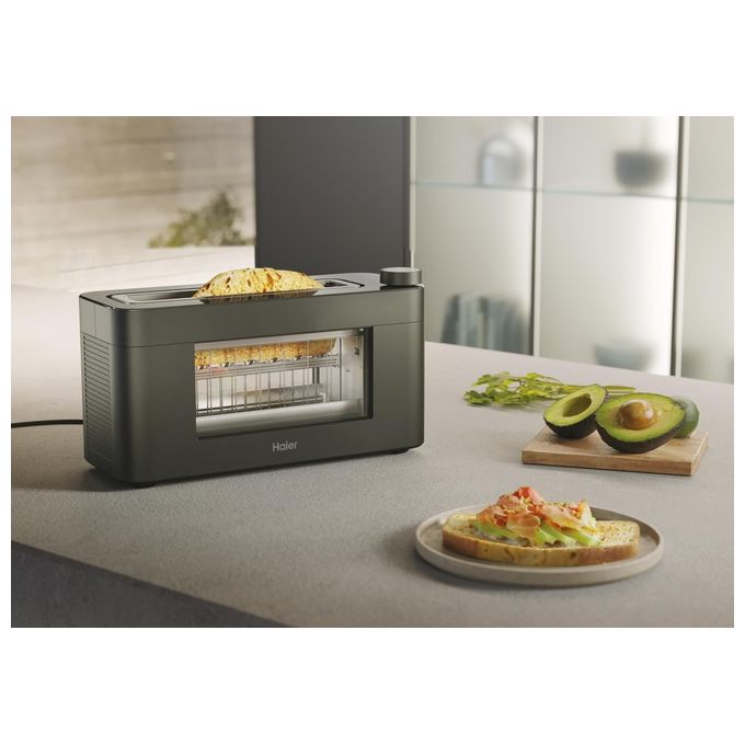 Haier tostapane I-Master Serie 7 HTO7W2 011, 1 fessura, 1300W, 12 programmi, display LCD, touch control, nero